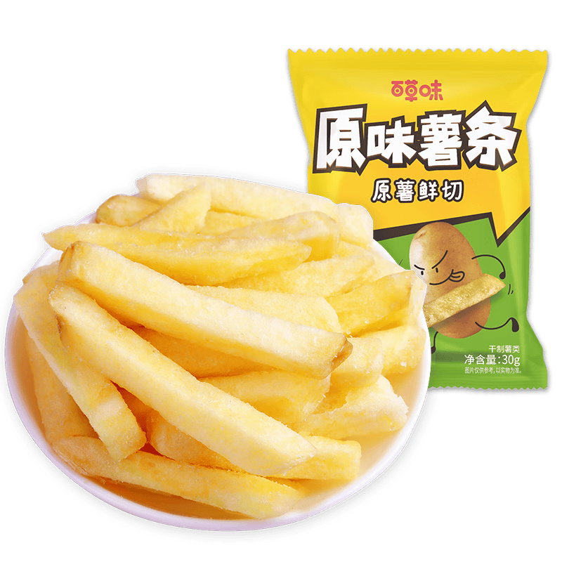 百草味 原味薯条小包装30g高清大图