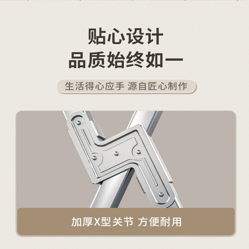 珂攸洋不锈钢晾衣架三杆1.6米个高清大图
