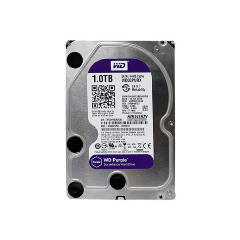 海康威视WD40PURX 4T Intellipower3.5 SATA监控硬盘(BY)
