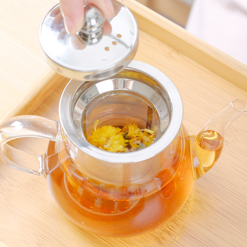 苏氏陶瓷耐热玻璃茶具套装功夫茶具家用带过滤玻璃泡茶壶套装高清大图