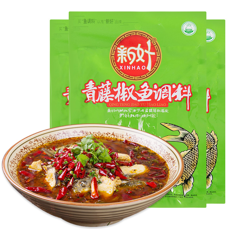 新好 Xinhao 火锅调料新好青藤椒鱼调料240g 3袋装青花椒 嫩鱼调味料麻辣水煮鱼火锅底料四川特产厨房烹饪鱼调味品川菜水煮肉片调味料包 价格图片品牌报价 苏宁易购蜀滋蜀味食品专营店