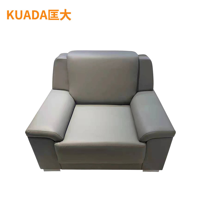 匡大 办公沙发 皮艺沙发 办公室接待沙发 西皮 单人位 KDT649高清大图