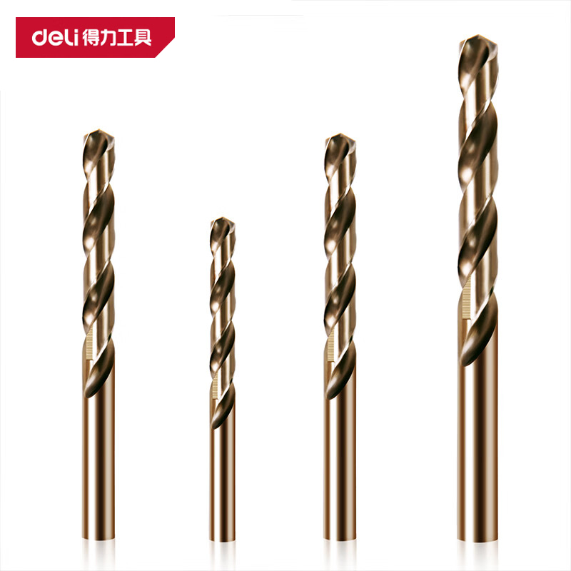 得力(deli)DH-MH142115G 直柄麻花钻头 11.5mm HSSCO 黄色 1支高清大图