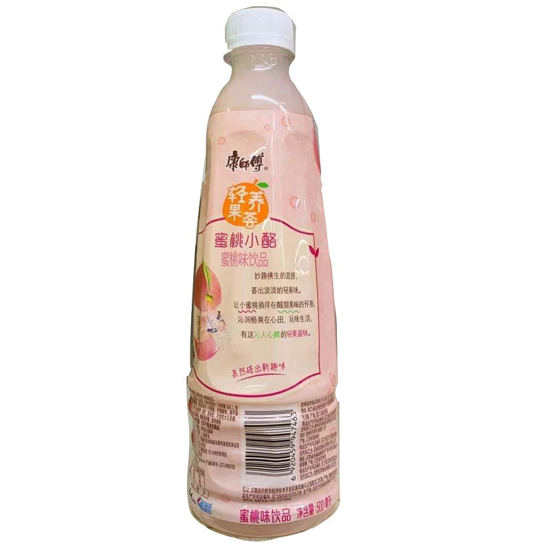 康师傅轻养果荟-蜜桃小酪500ml
