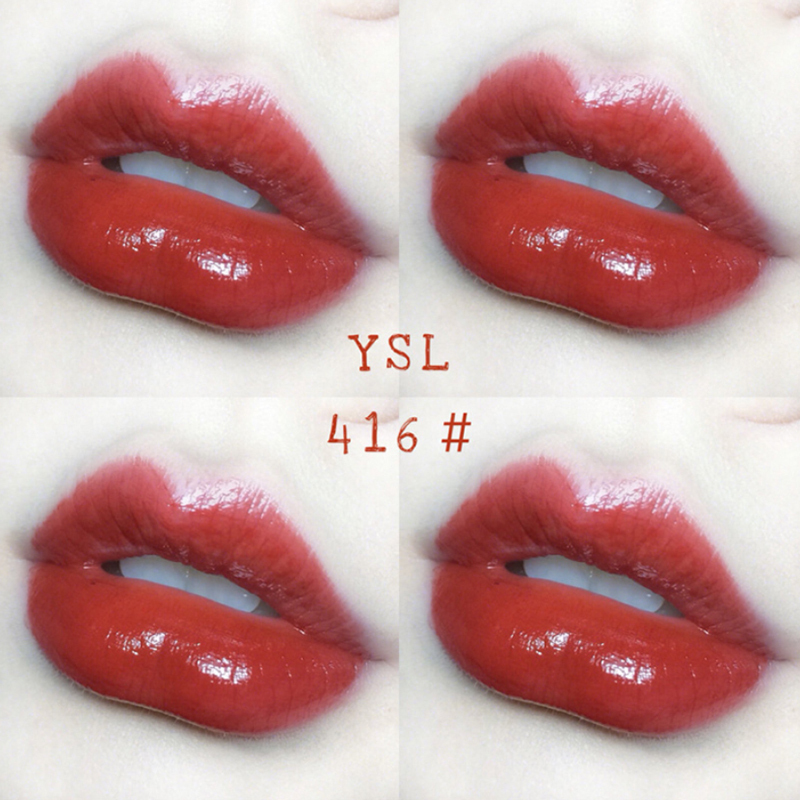 SAINT LAURENT 黑管唇釉 新品镜光唇釉液体口红唇膏5.5ml 416#