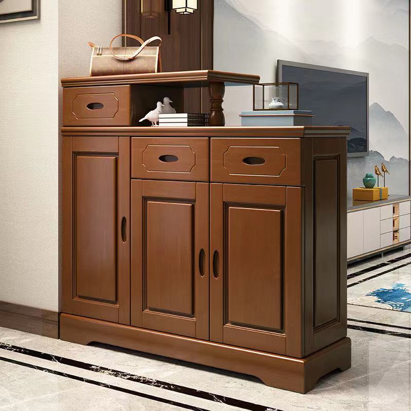 客厅餐厅家用入户进门口收纳储物柜鞋架门厅柜隔断柜装饰柜立柜1米1