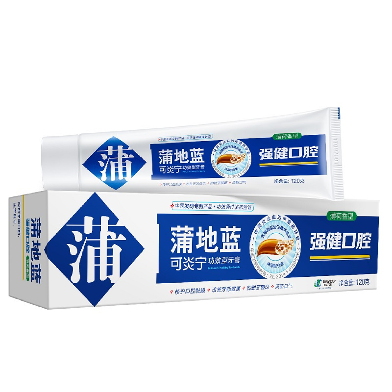 蒲地蓝可炎宁强健口腔牙膏120g(薄荷香型)