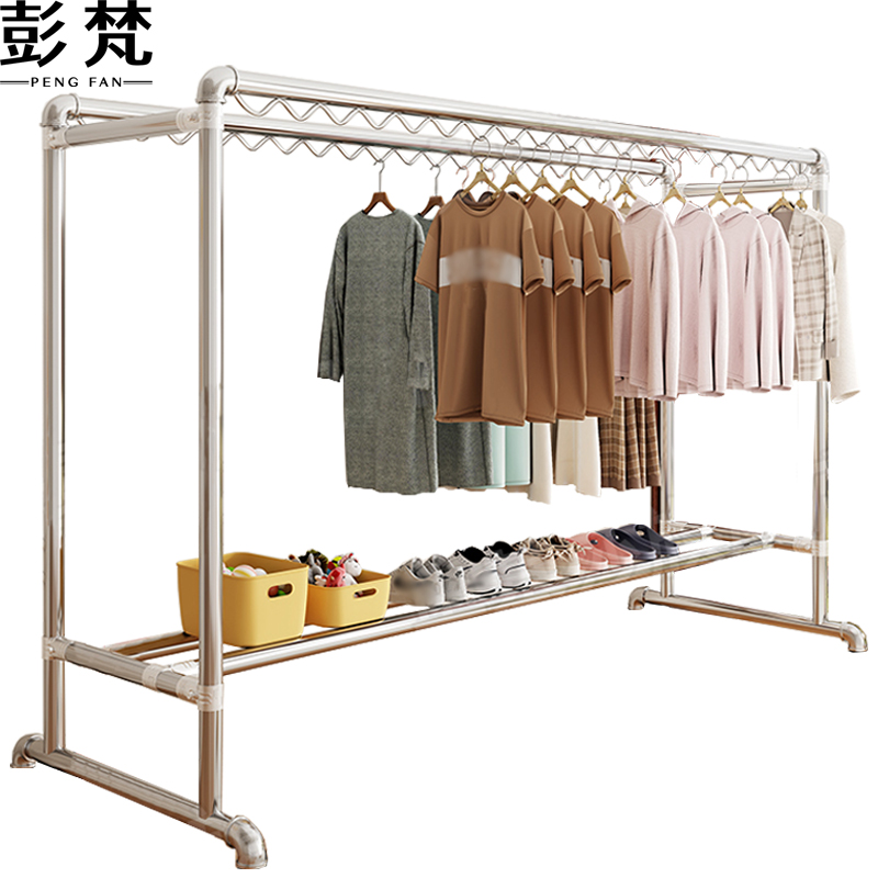 彭梵家用双杆晾衣架高清大图