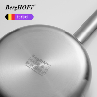 贝高福(Berghoff)锅具 RON系列 2L奶锅 五层复合钢 18cm (BH0102801)熬汤小火锅家用双耳煮锅