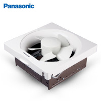 松下(Panasonic)抽风扇百叶窗方型墙壁仓库厂房换气扇排气扇大风量直排厨房卫生间排风扇10寸FV-25VW3