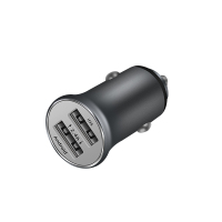 纽曼车载充电器HC15 锖色 迷你可爱小巧充电头双usb插孔3.1A输出手机快充汽车用多功能车充点烟插头快充闪充无线