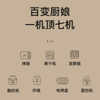 风炉烤箱家用小型烘焙商用法耐(FANAI)多功能发酵果干机搪瓷迷你电烤箱 蓝色