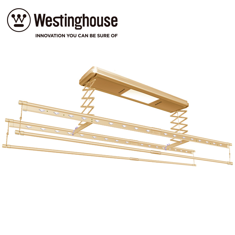 西屋(Westinghouse)WL12LY40X电动晾衣架阳台升降遥控伸缩自动晒被家用晾衣架
