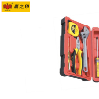 鹰之印铝箱8件家用工具组套 多功能家用工具箱 维修家电组套