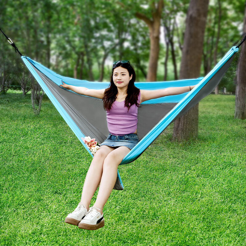 尚烤佳吊床结实耐用大承重平衡木设计防侧翻蓝灰色SKJ-300高清大图