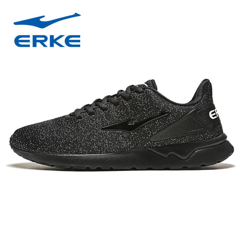 鸿星尔克(ERKE)2018新品男士舒适减震休闲运动鞋跑鞋轻便EVA耐磨跑步鞋11118302445