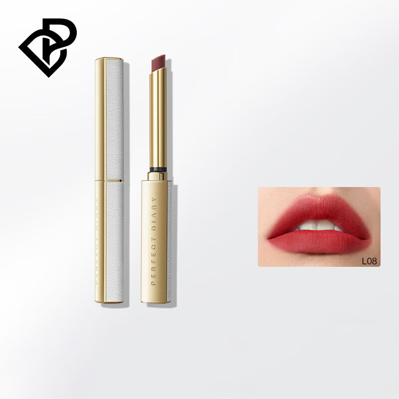 完美日记(PERFECT DIARY)恣意出色丝绒细管口红L08高清大图