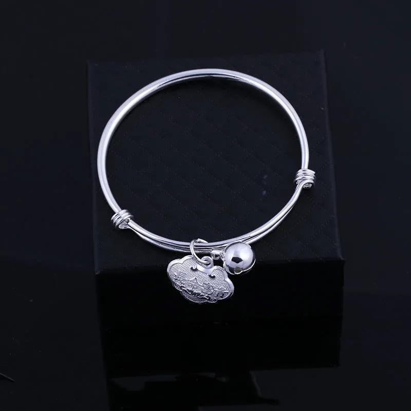 一步一响叮当手镯女学生韩版时尚情侣铃铛手环闺蜜刻字生日礼物潮铃铛