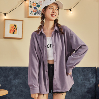 唐狮秋冬装新款长袖衬衫女外套摇粒绒外穿百搭衬衣气质上衣