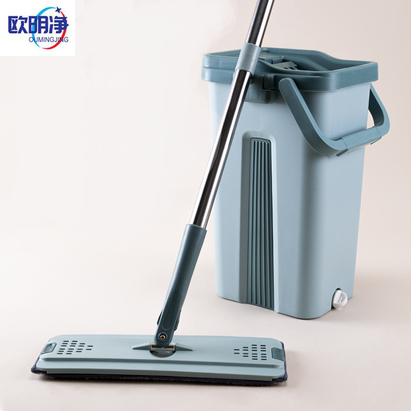 欧明净 刮刮乐平板拖把套装 OMJ-168 套高清大图