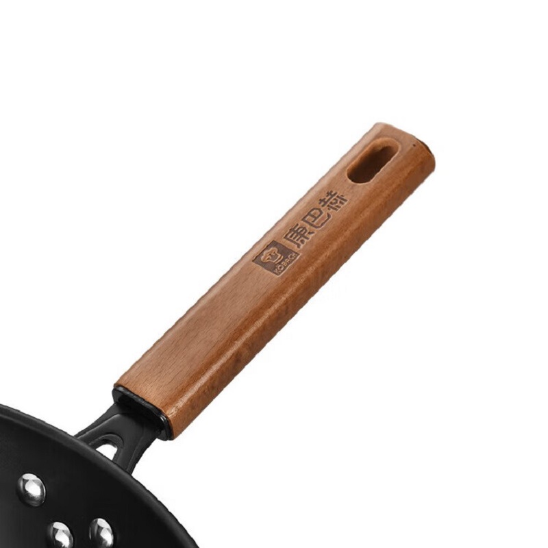 康巴赫-乐厨精铁炒锅 LPB-C32LA高纯精铁 健康无涂层 不挑炉灶 可视化锅盖高清大图