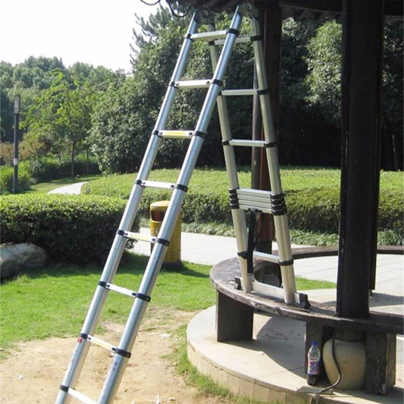 7米多功能梯人字梯梯子家用伸缩梯人字梯折叠梯多功能铝合金梯合梯