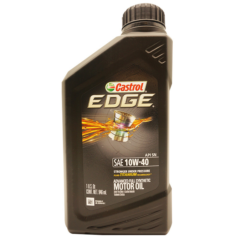 嘉实多(Castrol)全合成机油 极护EDGE 10W-40 SN 1Qt 美国原装进口