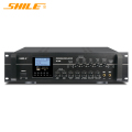 狮乐（SHILE）AV-106 专业会议工程两分区独立功放 功率放大器 定阻大功率输出