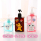 粉kt喷雾瓶 60毫升 卡通洗发水洗手液沐浴露旅行乳液瓶分装瓶挤压式便携小瓶子空瓶子