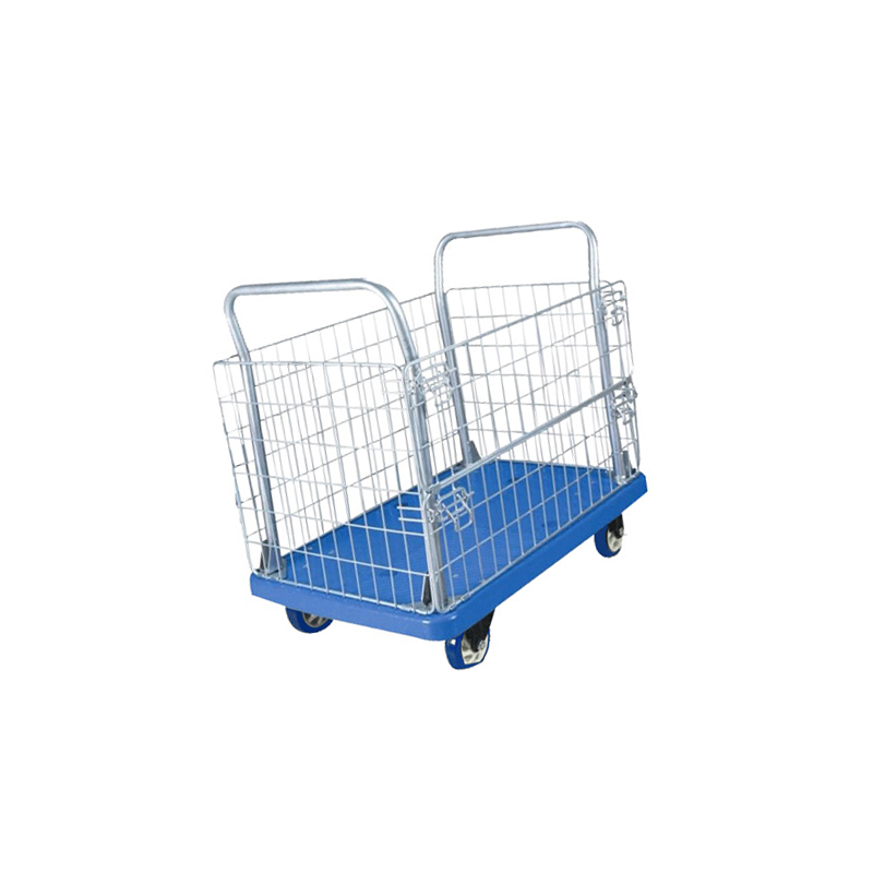 苏识 ZWG-60 60*90cm蓝dan轮 网格平板手推车 (计价单位:辆) 蓝色高清大图