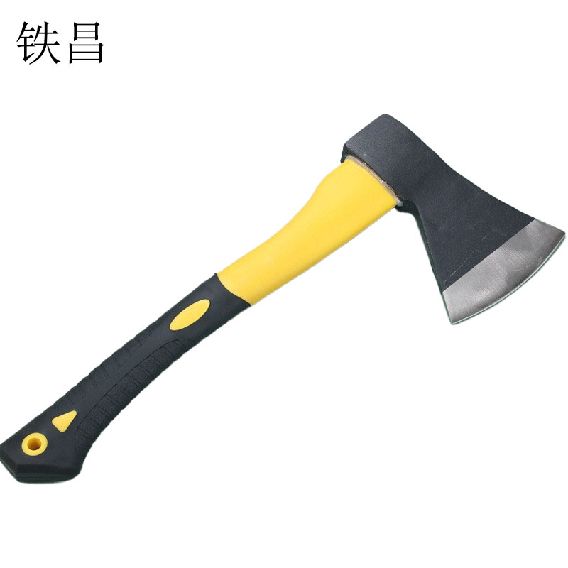 铁昌 斧头斧子木工付手斧短斧 600g 把高清大图