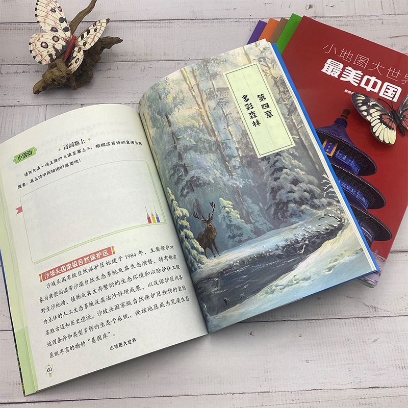 小地图大世界 全六册 [正版]央视网小地图大世界全6册 多彩中国 践行中国 节气中国 人文中国 舌尖中国 美中国 中国高清大图