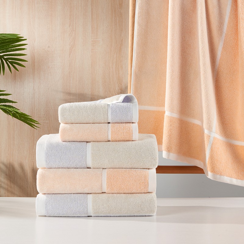 孚日家纺(洁玉)秋水系列(GJ)颜色随机 单条毛巾盒装J0702-A高清大图