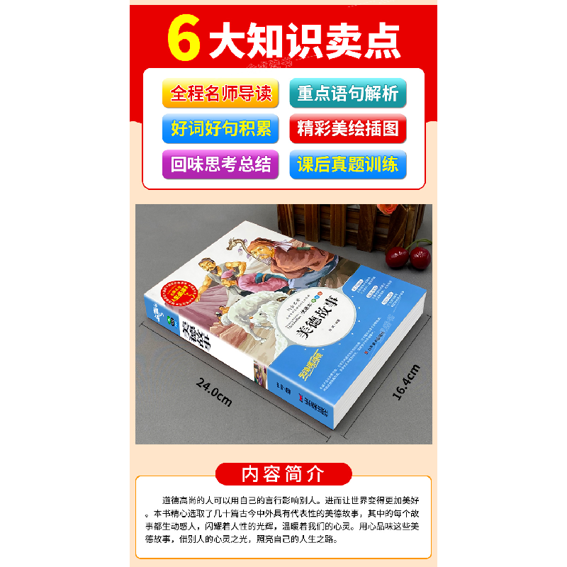 正版新书]人生必读书-美德故事张琪 编著9787533045203高清大图