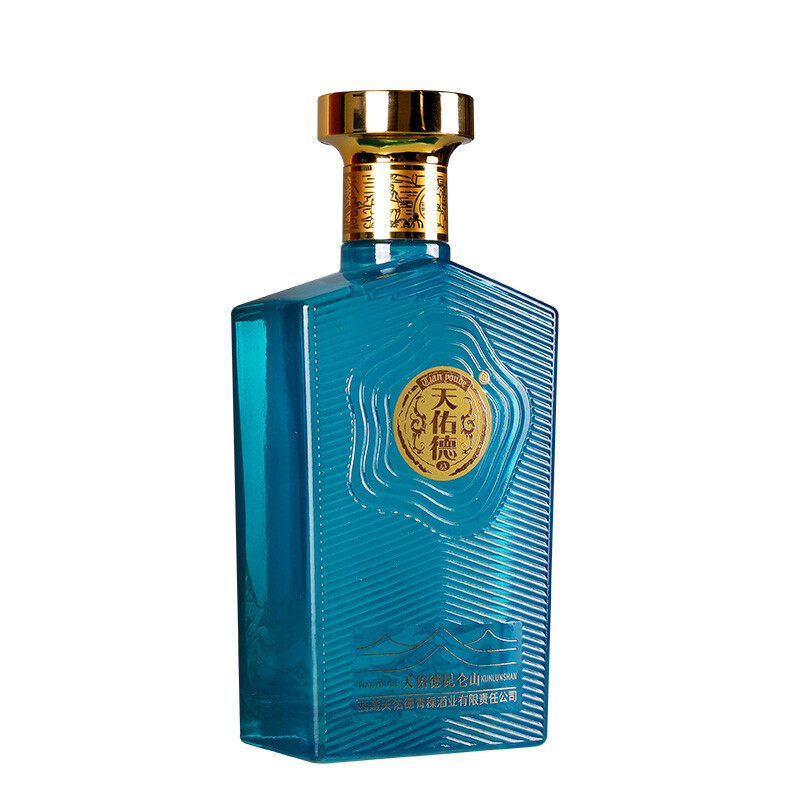 天佑德青稞酒52度昆仑山清香型高度白酒500ml单瓶