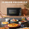 美的(Midea)变频微波炉家用高效速热便捷操作五档火力调节平板加热智能解冻易清洁内胆省电一级能效 8点红外控温 25L
