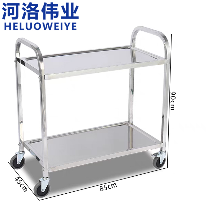 河洛伟业不锈钢餐车高清大图