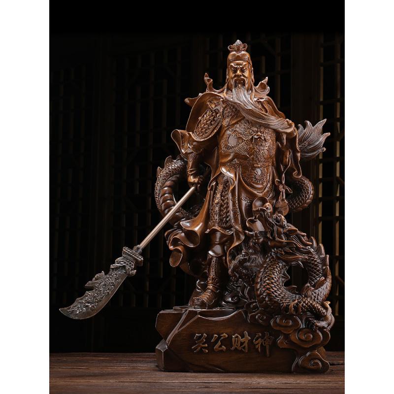 美帮汇关公摆件关公像佛像关羽武关二爷爷家用供奉神像高清大图