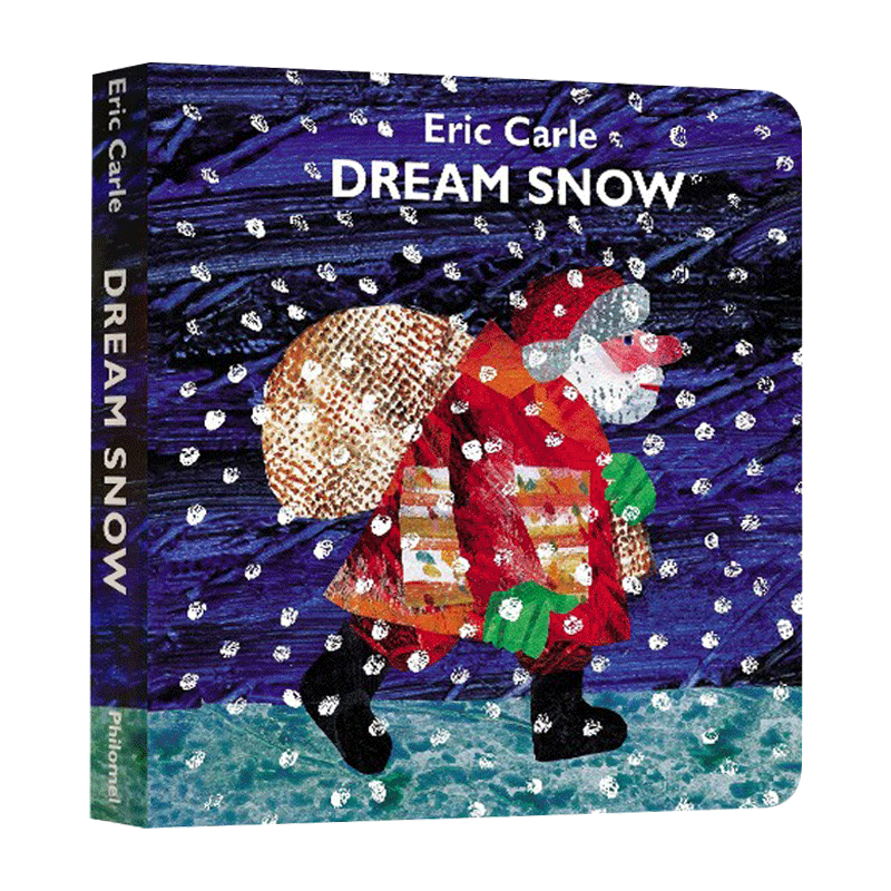 [醉染正版]英文原版绘本 Dream Snow 艾瑞卡尔 梦幻雪 纸板书 低幼认知翻翻书 英文版 进口英语原版书籍儿童全高清大图