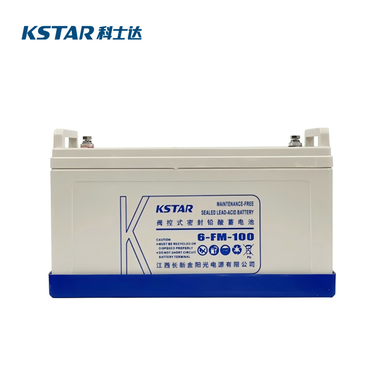科士达UPS蓄电池 6-FM-100(12V100AH)阀控式免维护铅酸电池高清大图