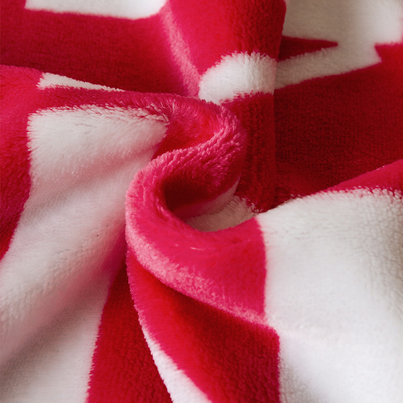 Kenzo 海棠花牛奶绒毯 玫粉 100*150cm KRT-026高清大图