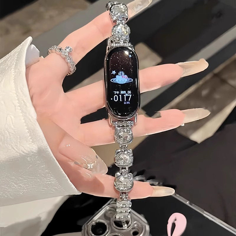 适用于小米手环10线条小狗表带高清大图