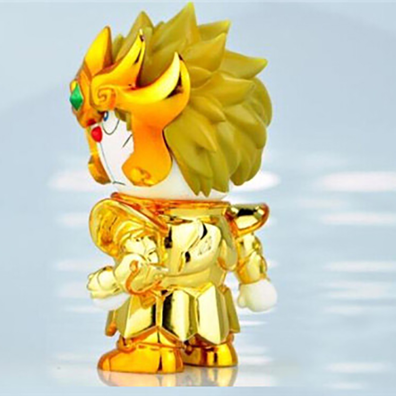 哆啦a梦手办叮当猫机器猫doracat黄金圣斗士狮子座手办模型摆件