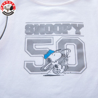 史努比(SNOOPY)儿童运动短袖两件套装夏季新款男小童童装L050