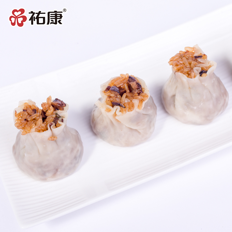 [速冻新品]祐康320g香菇鲜肉烧麦*3包家庭早餐点心零食糯米烧麦
