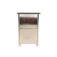 俊烨 不锈钢灭火器箱0.8mm厚可放置3kg干粉灭火器2个干粉灭火器存储箱3kgX2位箱(空箱)