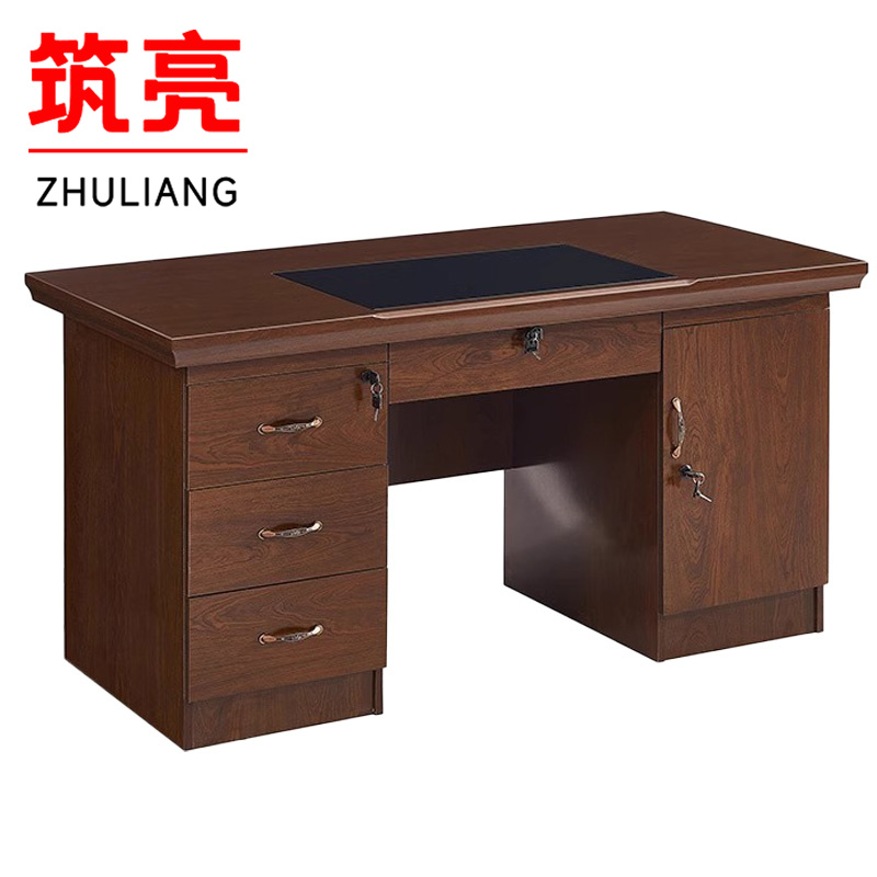 筑亮 办公桌 1.2m四抽 张高清大图