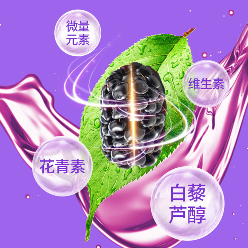 宝桑园(BOSUN) 桑果汁饮料260ml*12瓶/箱