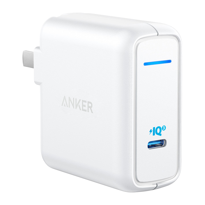 Anker氮化镓GaN充电器（60W）单口 PD快充Macbook折叠便携苹果电脑笔记本手机充电适用 苹果充电器 华为