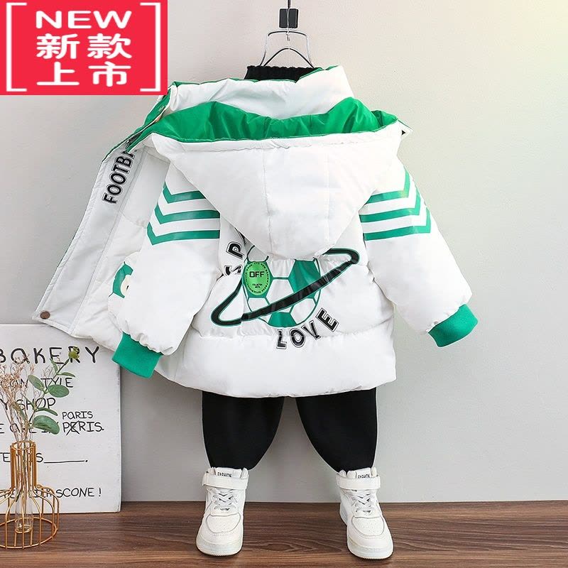 可莉允儿童棉服男童冬季外套2022新款加厚宝宝冬装小童洋气童装羽绒棉衣图片